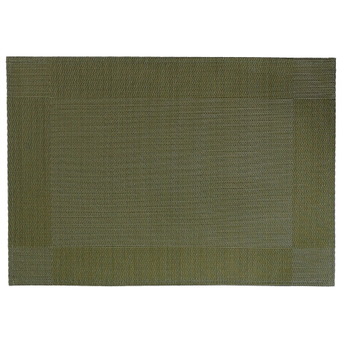 KOZY NICHE  Vinyl Placemat (Classic) (Green)(Set Of 12)