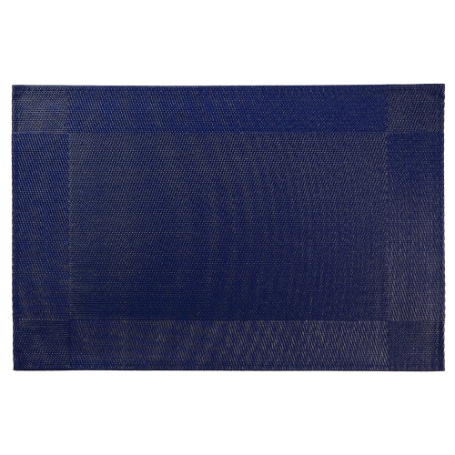 VINYL PLACEMAT (NAVY BLUE)(SET OF 12)
