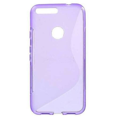 Étui Coque de protection arrière ultra fin et souple en silicone TPU Jelly pour Google Pixel XL, violet