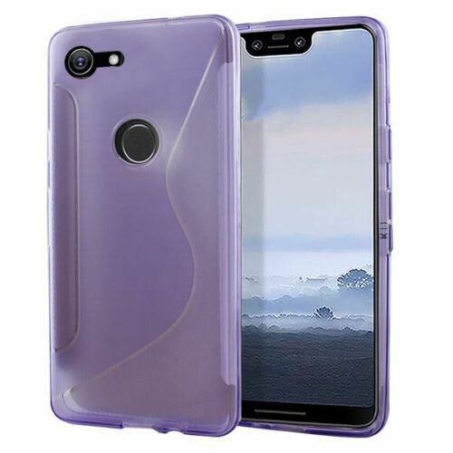 【CSmart】 Ultra Thin Soft TPU Silicone Jelly Bumper Back Cover Case for Google Pixel 3, Purple
