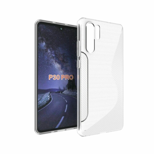 【CSmart】 Ultra Thin Soft TPU Silicone Jelly Bumper Back Cover Case for Huawei P30 Pro, Clear