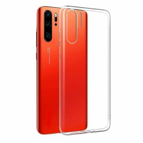 【CSmart】 Ultra Thin Soft TPU Silicone Jelly Bumper Back Cover Case for Huawei P30 Pro, Transparent Clear