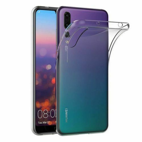 【CSmart】 Ultra Thin Soft TPU Silicone Jelly Bumper Back Cover Case for Huawei P20 Pro, Transparent Clear