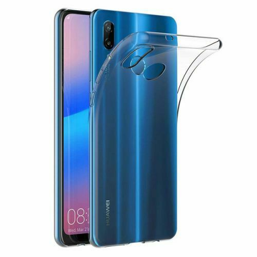 【CSmart】 Ultra Thin Soft TPU Silicone Jelly Bumper Back Cover Case for Huawei P20 Lite, Transparent Clear