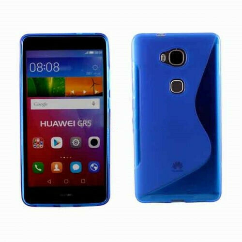 【CSmart】 Ultra Thin Soft TPU Silicone Jelly Bumper Back Cover Case for Huawei GR5 / Honor 5x, Blue
