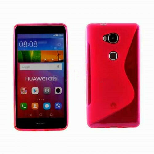 【CSmart】 Ultra Thin Soft TPU Silicone Jelly Bumper Back Cover Case for Huawei GR5 / Honor 5x, Hot Pink