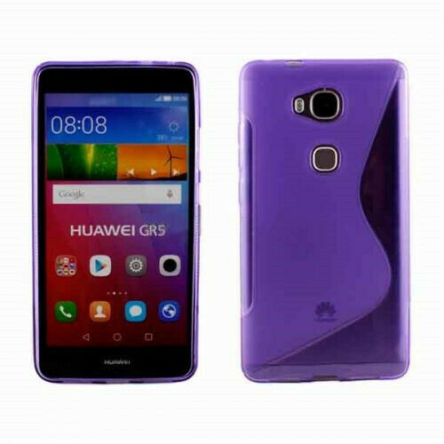 【CSmart】 Ultra Thin Soft TPU Silicone Jelly Bumper Back Cover Case for Huawei GR5 / Honor 5x, Purple