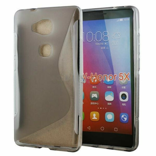 【CSmart】 Ultra Thin Soft TPU Silicone Jelly Bumper Back Cover Case for Huawei GR5 / Honor 5x, Smoke