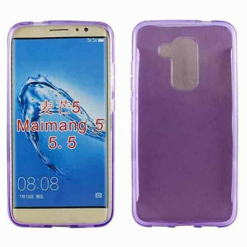 Étui Coque de protection arrière ultra fin et souple en silicone TPU Jelly pour Huawei Nova Plus, violet