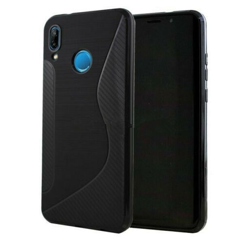 【CSmart】 Ultra Thin Soft TPU Silicone Jelly Bumper Back Cover Case for Huawei P30 Lite, Black