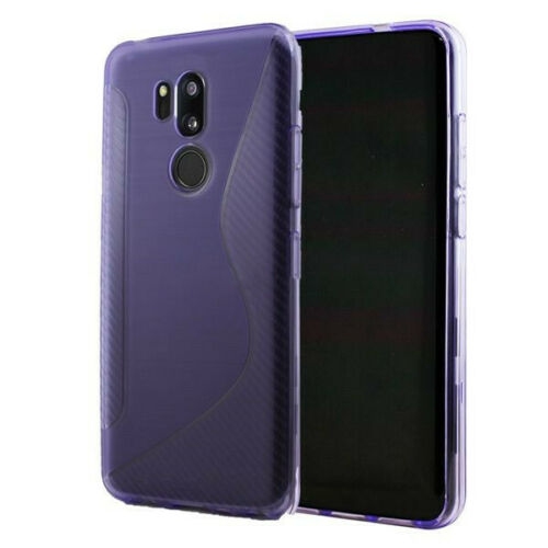 【CSmart】 Ultra Thin Soft TPU Silicone Jelly Bumper Back Cover Case for LG G7 & G7 One, Purple