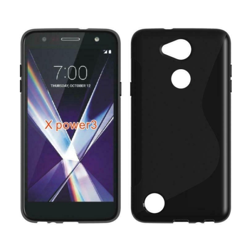 【CSmart】 Ultra Thin Soft TPU Silicone Jelly Bumper Back Cover Case for LG X Power 3, Black