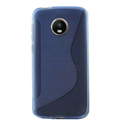 【CSmart】 Ultra Thin Soft TPU Silicone Jelly Bumper Back Cover Case for Motorola G6, Blue