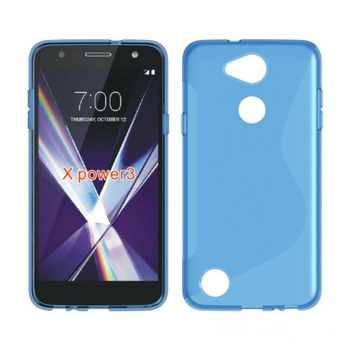 【CSmart】 Ultra Thin Soft TPU Silicone Jelly Bumper Back Cover Case for LG X Power 3, Blue