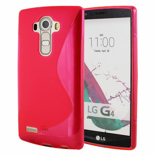 【CSmart】 Ultra Thin Soft TPU Silicone Jelly Bumper Back Cover Case for LG G4, Hot Pink