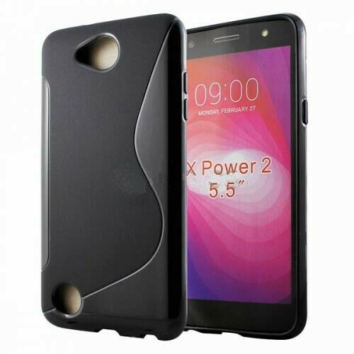 【CSmart】 Ultra Thin Soft TPU Silicone Jelly Bumper Back Cover Case for LG X Power 2, Black
