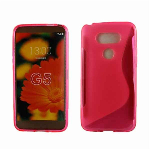 Image 1 of 1.. 【CSmart】 Ultra Thin Soft TPU Silicone Jelly Bumper Back Cover Case for LG G5, Pink