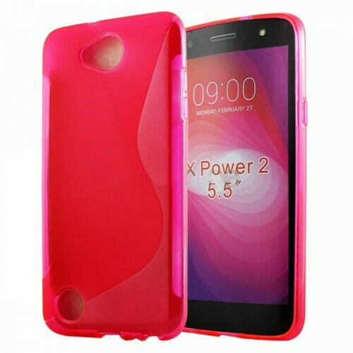 【CSmart】 Ultra Thin Soft TPU Silicone Jelly Bumper Back Cover Case for LG X Power 2, Hot Pink