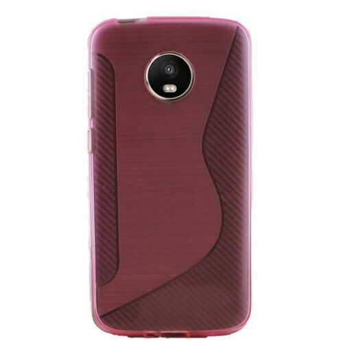 Étui Coque de protection arrière ultra fin et souple en silicone TPU Jelly pour Motorola G6, rouge