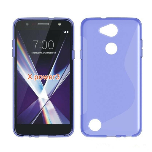 【CSmart】 Ultra Thin Soft TPU Silicone Jelly Bumper Back Cover Case for LG X Power 3, Purple