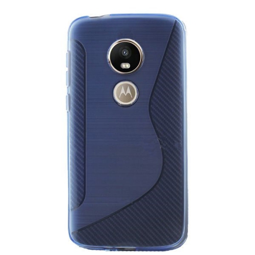CSMART  【】 Ultra Thin Soft Tpu Silicone Jelly Bumper Back Cover Case for Motorola G6 Play In Blue