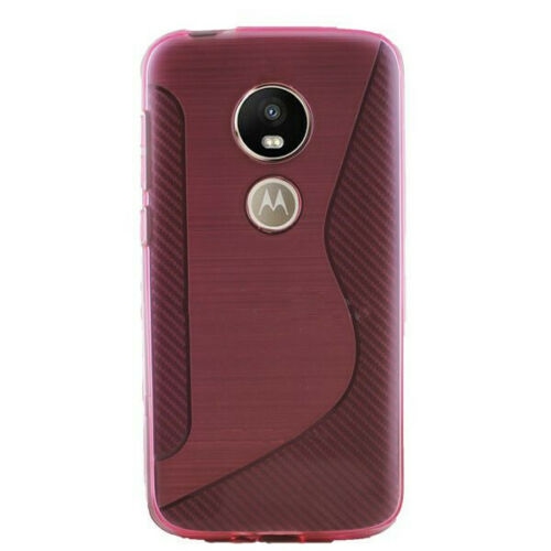 【CSmart】 Ultra Thin Soft TPU Silicone Jelly Bumper Back Cover Case for Motorola G6 Play, Hot Pink