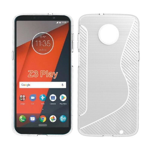 【CSmart】 Ultra Thin Soft TPU Silicone Jelly Bumper Back Cover Case for Motorola Z3 Play, Clear