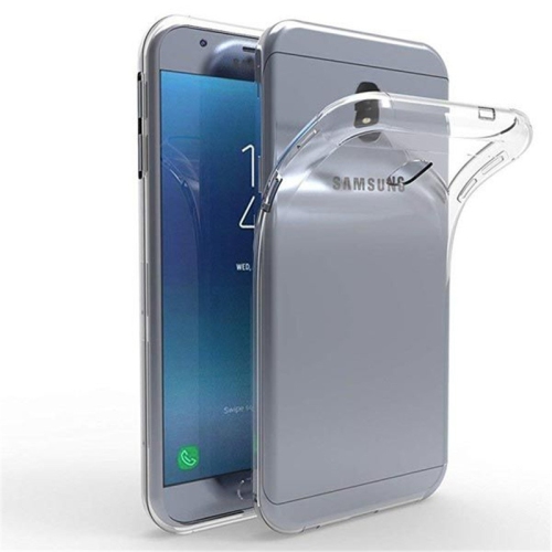 【CSmart】 Ultra Thin Soft TPU Silicone Jelly Bumper Back Cover Case for Samsung Galaxy J3 2018, Transparent Clear