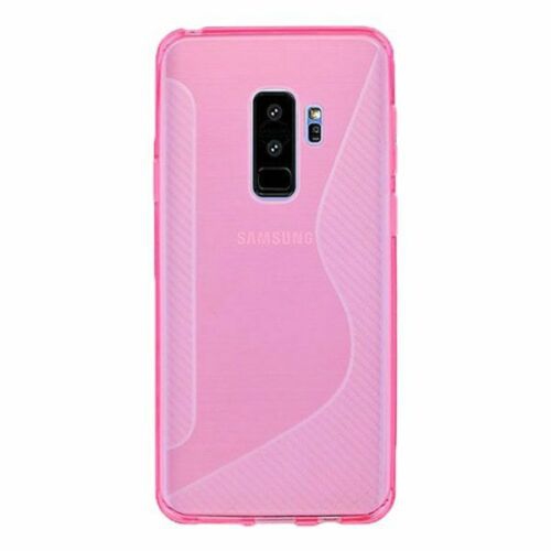【CSmart】 Ultra Thin Soft TPU Silicone Jelly Bumper Back Cover Case for Samsung Galaxy S9, Hot Pink