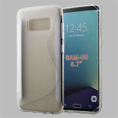 【CSmart】 Ultra Thin Soft TPU Silicone Jelly Bumper Back Cover Case for Samsung Galaxy S8, Clear