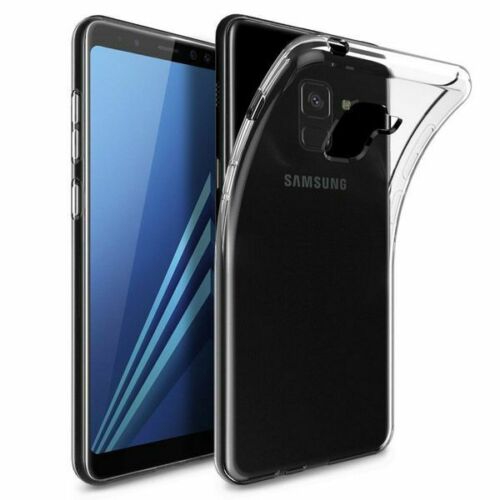 【CSmart】 Ultra Thin Soft TPU Silicone Jelly Bumper Back Cover Case for Samsung Galaxy A8 2018, Transparent Clear