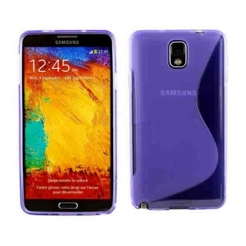 【CSmart】 Ultra Thin Soft TPU Silicone Jelly Bumper Back Cover Case for Samsung Note 3, Purple