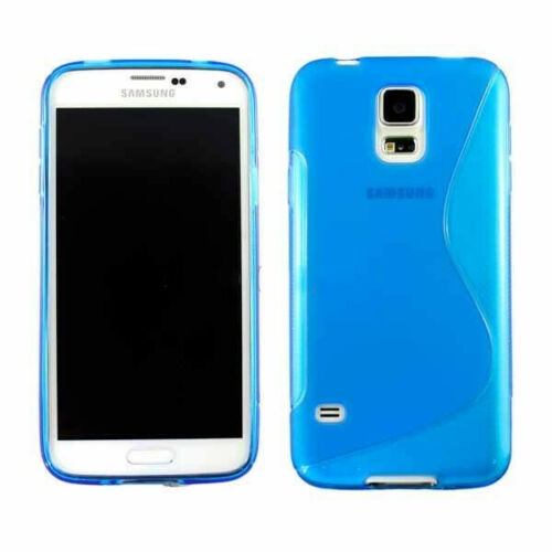 【CSmart】 Ultra Thin Soft TPU Silicone Jelly Bumper Back Cover Case for Samsung Galaxy S5, Blue