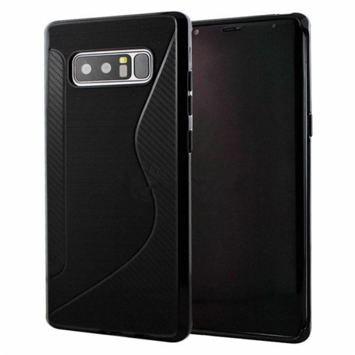 【CSmart】 Ultra Thin Soft TPU Silicone Jelly Bumper Back Cover Case for Samsung Note 8, Black