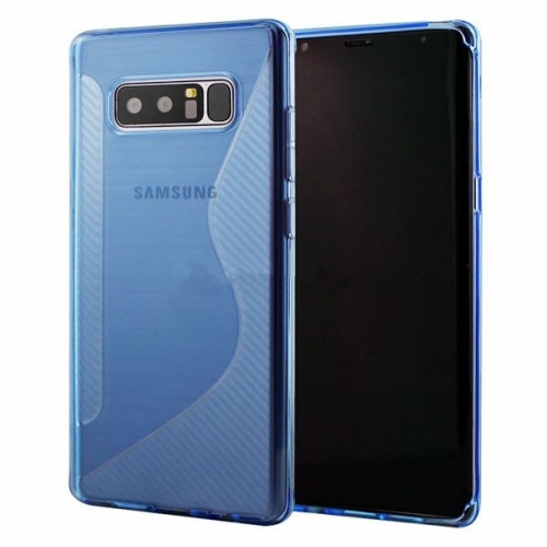 【CSmart】 Ultra Thin Soft TPU Silicone Jelly Bumper Back Cover Case for Samsung Note 8, Blue