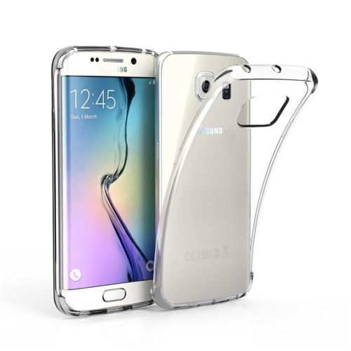 【CSmart】 Ultra Thin Soft TPU Silicone Jelly Bumper Back Cover Case for Samsung Galaxy S6 Edge, Transparent Clear