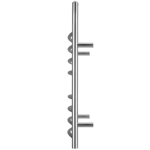 Ancona Imperia OBT 3 in 1, 8-Bar Towel Warmer with Integrated On-Board Timer in Polished Stainless Steel