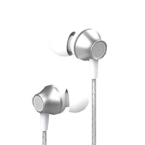 Image 1 de 3.. Ecouteurs intra-auriculaires filaires Devia Metal avec télécommande et micro, noir