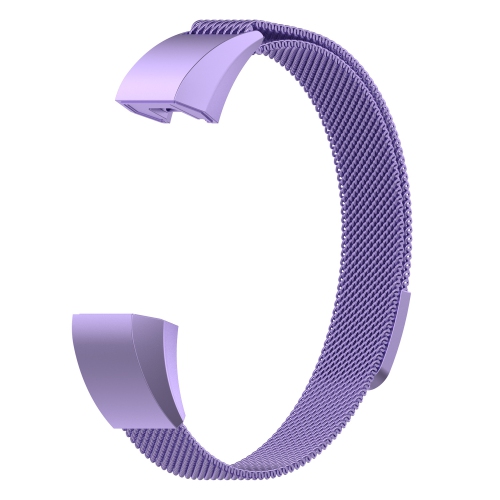 StrapsCo Stainless Steel Milanese Mesh Watch Band Strap for Fitbit Ace - Purple