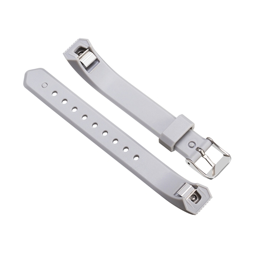 StrapsCo Silicone Rubber Watch Band Strap for Fitbit Ace - Grey