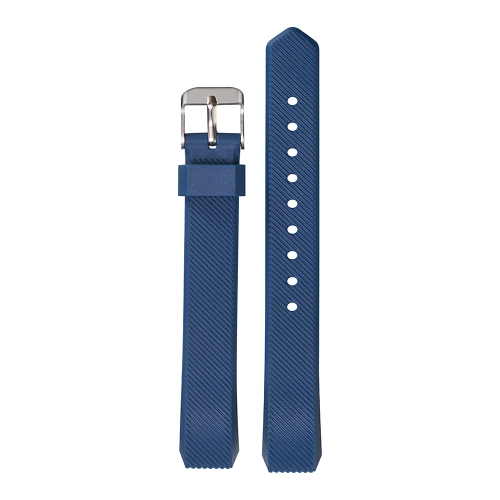StrapsCo Silicone Rubber Watch Band Strap for Fitbit Ace - Dark Blue