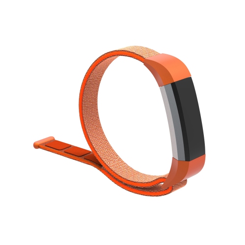 STRAPSCO  Woven Nylon Watch Band Strap for Fitbit Alta & Alta Hr - In Orange