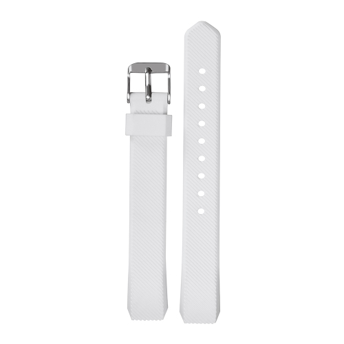 StrapsCo Silicone Rubber Watch Band Strap for Fitbit Ace - White