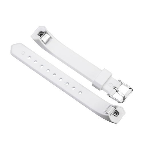 StrapsCo Silicone Rubber Watch Band Strap for Fitbit Ace - White
