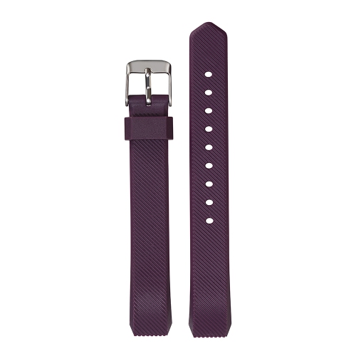 Bracelet en silicone et en caoutchouc de StrapsCo pour Ace de Fitbit - Violet foncé