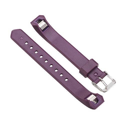 Bracelet en silicone et en caoutchouc de StrapsCo pour Ace de Fitbit - Violet foncé