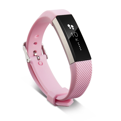 StrapsCo Silicone Rubber Watch Band Strap for Fitbit Ace - Pink