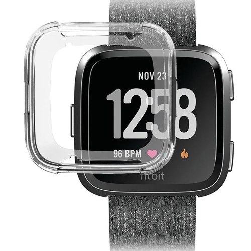 StrapsCo TPU Protective Case for Fitbit Versa - Clear