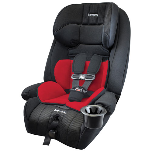 Harmony Defender 360° Deluxe Convertible 3-in-1 Harnessed Booster Car Seat with Insert - Midnight