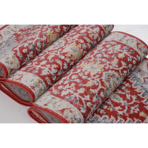 Ladole Rugs Meshkabad Cream Beige Antique Persian Indoor Area Rug Carpet, 5x7